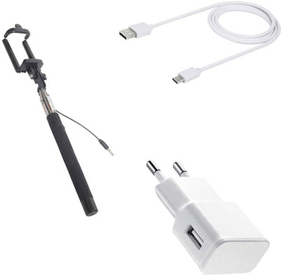 DAKRON Wall Charger Accessory Combo for Asus Zenfone AR ZS571KL(White)