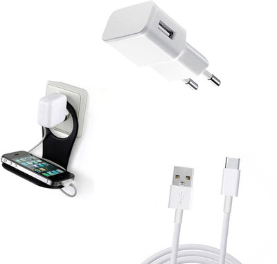 DAKRON Wall Charger Accessory Combo for LeEco Le 1 Pro(White)