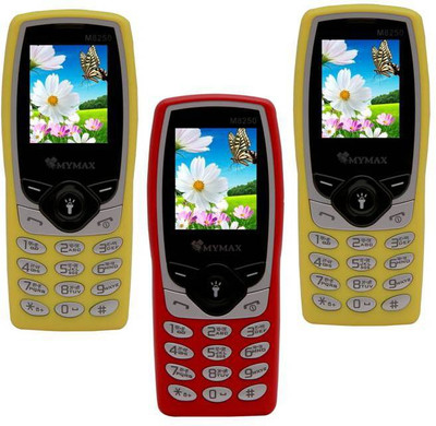 

Mymax M8250 Combo of Three Mobiles(Yellow$$Red$$Yellow)