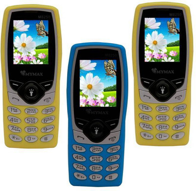 

Mymax M8250 Combo of Three Mobiles(Yellow$$Blue$$Yellow)