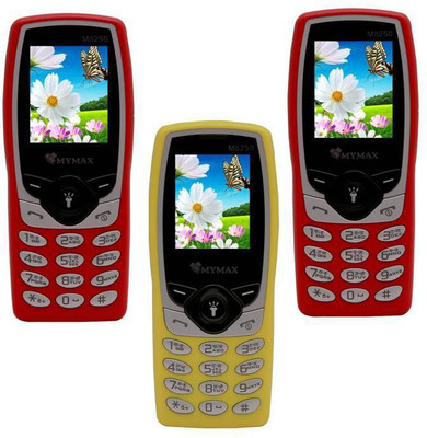 

Mymax M8250 Combo of Three Mobiles(Red$$Yellow$$Red)