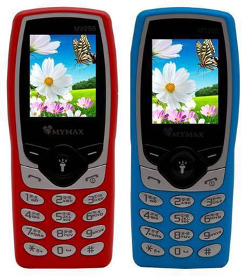 

Mymax M8250 Combo of Two Mobiles(Red&Blue)