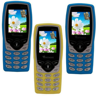 

Mymax M8250 Combo of Three Mobiles(Blue$$Yellow$$Blue)