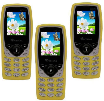 

Mymax M8250 Combo of Three Mobiles(Yellow$$Yellow$$Yellow)