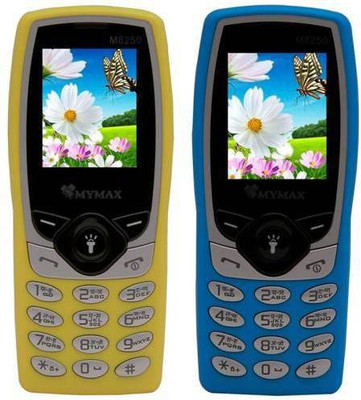 

Mymax M8250 Combo of Two Mobiles(Yellow&Blue)