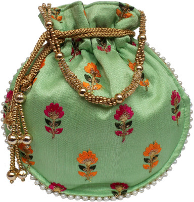 

Milan's creation FLEMBPOTLI Potli(Green)