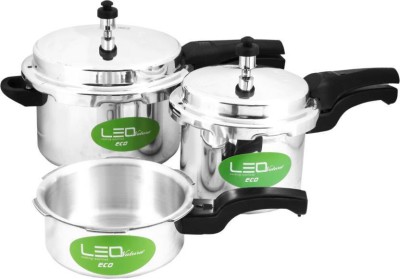 Leo Natura Eco + 2 L, 3 L, 5 L Induction Bottom Pressure Cooker  (Aluminium)