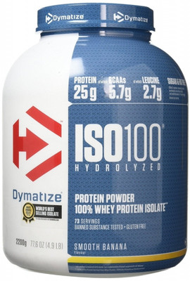 

Dymatize Dymatize ISO 100 Whey Protein(2.300 kg, Smooth Banana)