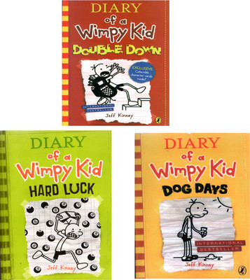 Set Of 3 Books Of Diary Of Wimpy Kids(Paperback, jeff kinney)
