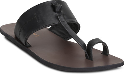 Get Glamr Men Black Sandals