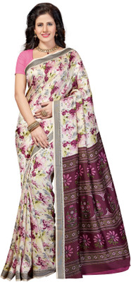 Rani Saahiba Printed Fashion Cotton Blend, Art Silk Saree(Multicolor) Rani Saahiba Printed Fashion Cotton Blend, Art Silk Saree(Multicolor)