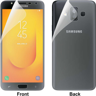 Case Creation Front and Back Screen Guard for Samsung Galaxy J7 Duo 2018(Pack of 2)