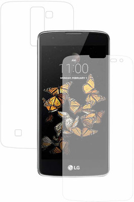 CASE CREATION Front and Back Screen Guard for LG K8 K350N 5.0-inch(Pack of 2)