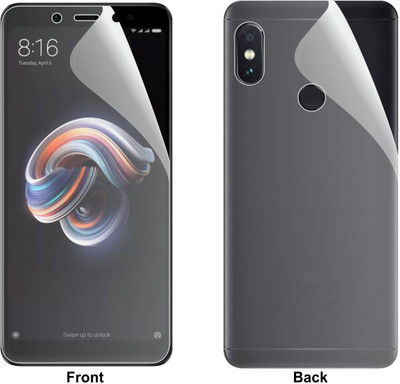 CASE CREATION Front and Back Screen Guard for Mi Redmi Note 5 Pro(Pack of 2)
