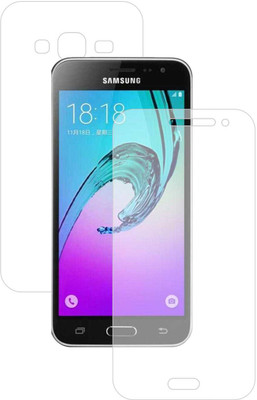 CASE CREATION Front and Back Screen Guard for Samsung Galaxy J3 (2016)(Pack of 2)