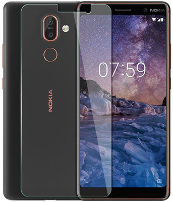 BRENZZ Tempered Glass Guard for Nokia 7 Plus(Pack of 1)