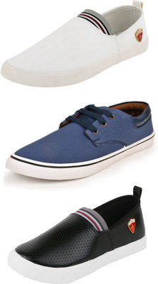 

Wwodcell Loafers For Men(Multicolor, White