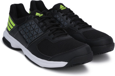 

ADIDAS SERVES Tennis Shoes For Men(Black, Cblack/syello/grefiv