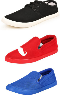 

Trenqs Sneakers For Men(Multicolor, Black