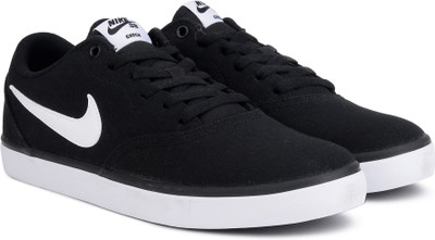 Nike SB CHECK SOLAR CNVS SS 19 Sneakers For Men(Black)
