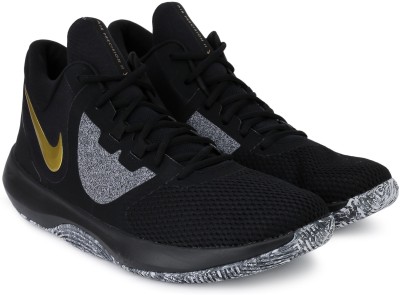 nike air precision 2 black and gold