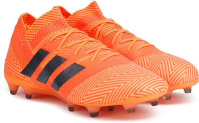 

ADIDAS NEMEZIZ 18.1 FG Football Shoes For Men(Orange, Zest/cblack/solred