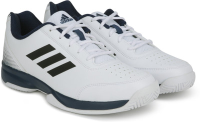 

ADIDAS RACQUETTES Tennis Shoes For Men(White, Ftwwht/cblack/mysblu