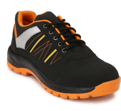 

Kavacha Steel Toe Safety Shoe, S39 Outdoors For Men(Black