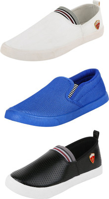 

Wwodcell Loafers For Men(Multicolor, White