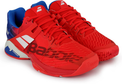 

Babolat PROPULSE FURY ALL COURT M Tennis Shoes For Men(Red, Blue, 5013