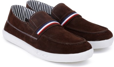 

Provogue Slip on Sneakers For Men(Brown