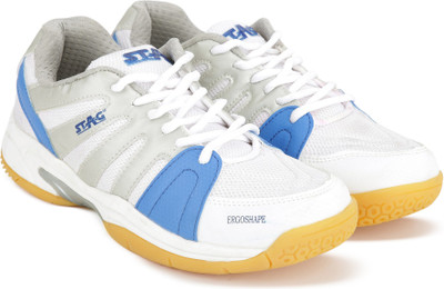

Stag OLYMPIA Badminton Shoes For Men(Multicolor, White