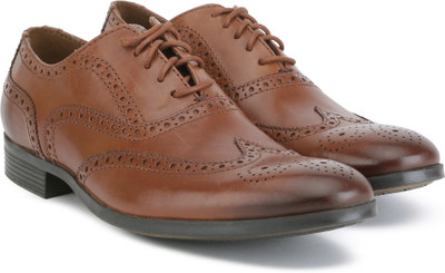 

Clarks Conwell Wing Brogues For Men(Brown, Tan leather