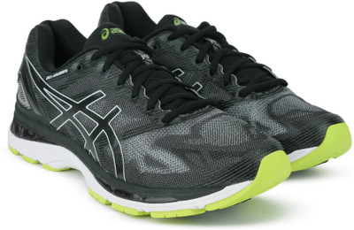 

Asics GEL-NIMBUS 19 Running Shoe For Men(Black, Grey, 9096