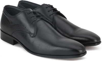 Hush Puppies By Bata ELAN EMBOSSED DERBy Formal For Men(Black