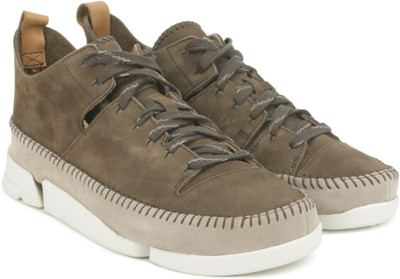 

Clarks Trigenic Flex Sneakers For Men(Olive, Beige, Peat nubuck