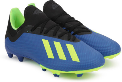 

ADIDAS X 18.3 FG Football Shoes For Men(Blue, Fooblu/syello/cblack