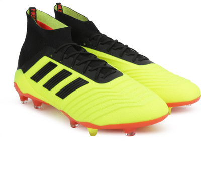 

ADIDAS PREDATOR 18.1 FG Football Shoes For Men(Green, Syello/cblack/solred