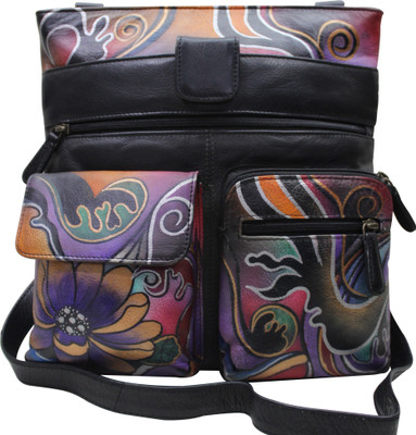 

shankar produce Women Evening/Party Multicolor Genuine Leather Sling Bag