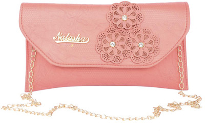 

Aliado Women Casual Pink Leatherette Sling Bag