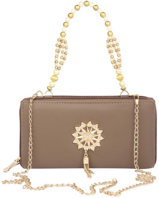 

Aliado Women Casual Brown Leatherette Sling Bag