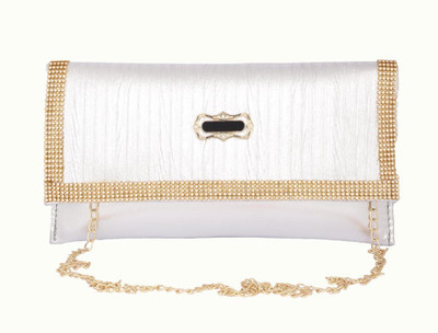 

Aliado Women Casual Silver Leatherette Sling Bag