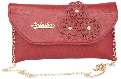 

Aliado Women Casual Red Leatherette Sling Bag