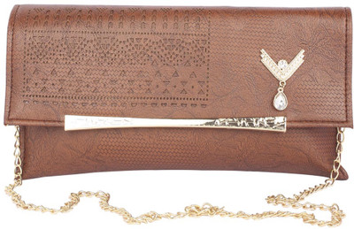 

Aliado Women Casual Brown Leatherette Sling Bag
