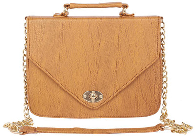 

Aliado Women Casual Tan Leatherette Sling Bag