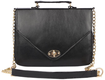 

Aliado Women Casual Black Leatherette Sling Bag