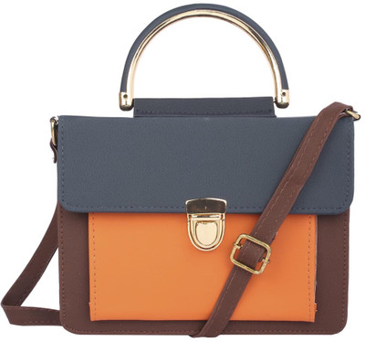 

Aliado Women Casual Brown Leatherette Sling Bag