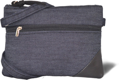 

AGGDA Girls Casual Blue Denim Sling Bag
