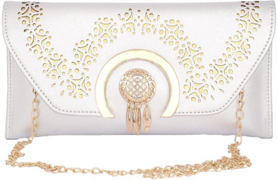 

Aliado Women Casual Silver Leatherette Sling Bag