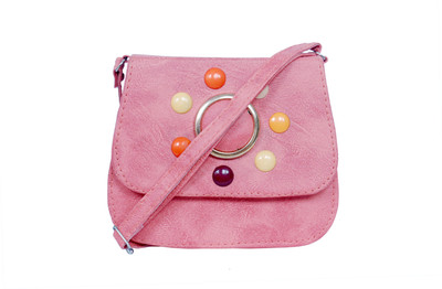 

VKENTERPRISESSERVICES Women Casual, Formal, Evening/Party Orange Leatherette Sling Bag